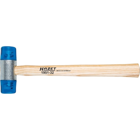 Hazet 1951-27 - PLASTIC HAMMER, LOW REBOUND HZ1951-27